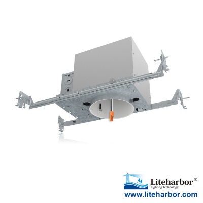 Line Voltage 4 Inch New Construction IC Airtight LED Downlight Housing