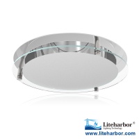 8 Inch Horizontal Reflector with Drop Glass